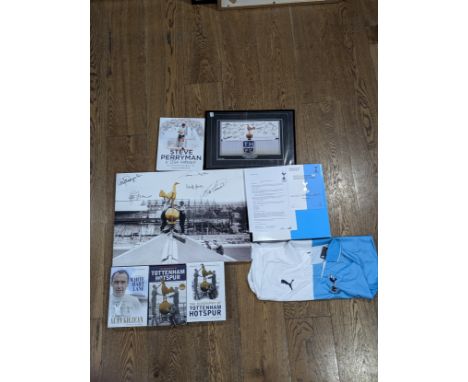 English Football; Tottenham Hotspur; A large collection of replica Shirts and other merchandise, official and unofficial incl