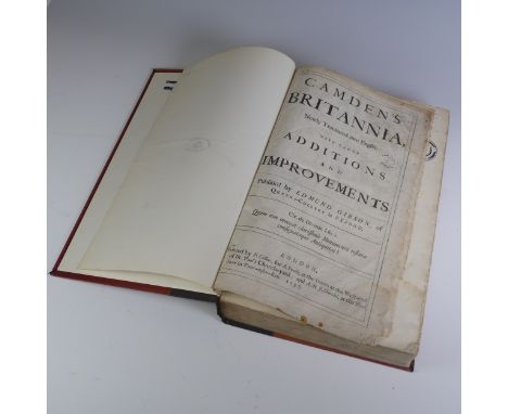 Camden (William); 'Camden's Britannia Newly Translated into English with Large Additions and Improvements...,&nbsp;printed fo