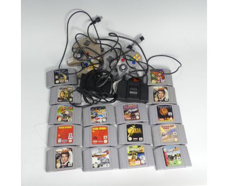 A small quantity of Nintendo Games, including; Mario Kart 64, Superstar Soccer 64, Destruction Derby 64, V-Rally 99, etc, app