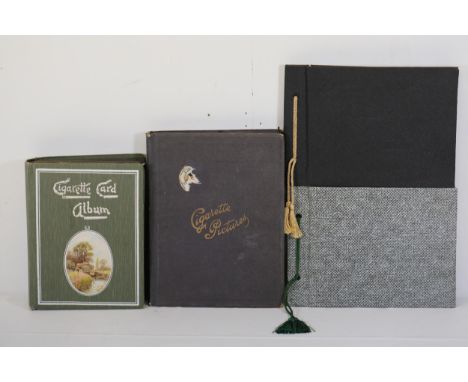 Four Albums of Cigarette Cards from the 1930s, including Wills's Cigarette Cards Album Featuring British Authors, 1937, and m
