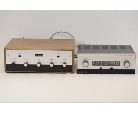1960s Bryan Amplifier Model 900 and Vintage Leak Radio Tuner    For sale are a rare 1960s Bryan Amplifier, Model 900, made in
