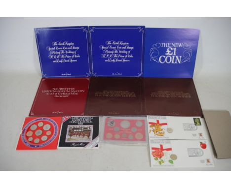 Collection of Coins and First Day Covers  ited Kingdom Special Crown Coin and Stamps - Wedding of HRH The Prince of Wales and