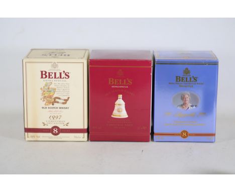 Three Boxed Bottles of Bell's Extra Special Old Scotch Whisky  This collection features three exclusive editions of Bell's Ex