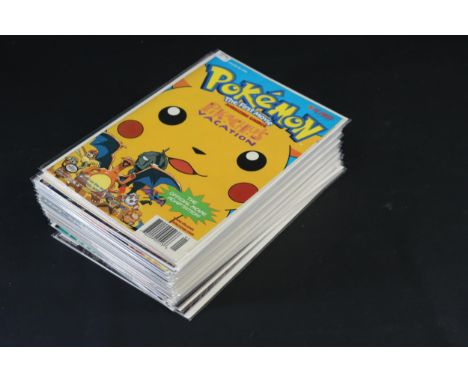 **Collection of Sleeved Vintage Comic Books Including Pokémon, 22 Brides, Cremator, and Dragon**  This substantial collection