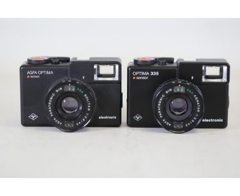 **Vintage AGFA Optima Sensor Cameras**  This remarkable pair of vintage cameras comprises the AGFA Optima Sensor series, know