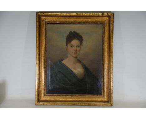 "Hanns Christoph Von Oppell" - 18th Century German School Portrait Study, Half Length, Oil on Canvas.   This is an 18th-centu