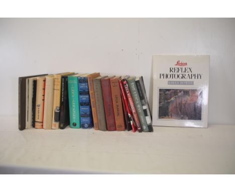 **Collection of 21 Leica Photography Books with Titles by Renowned Authors and Editions**  This collection comprises 21 speci