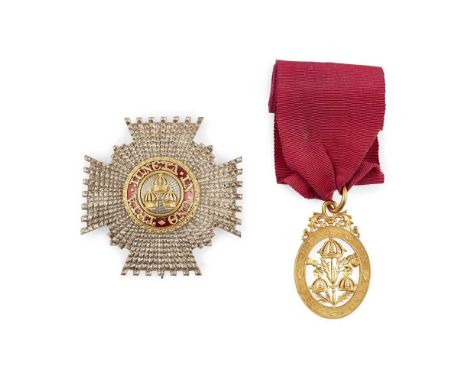 VICTORIAN CASED ORDER OF BATH MEDAL AWARDED TO SIR JAMES CAIRD KCB FRS (SCOTTISH 1816-1892) The Most Honourable Order of the 