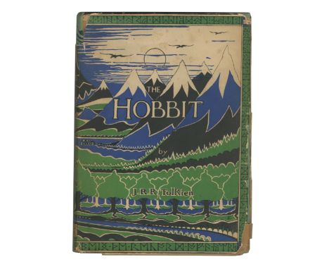 TOLKIEN (J.R.R.)The Hobbit or There and Back Again,  second impression, half title, 5 plates (4 colour), 8 illustrations by t