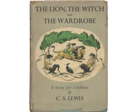 LEWIS (C.S.)The Lion, the Witch, and the Wardrobe, FIRST EDITION,  colour frontispiece, and illustrations by Pauline Baynes, 