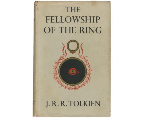 TOLKIEN (J.R.R.)The Lord of the Rings, FIRST EDITIONS, FIRST IMPRESSIONS,  folding map printed in red and black in each volum