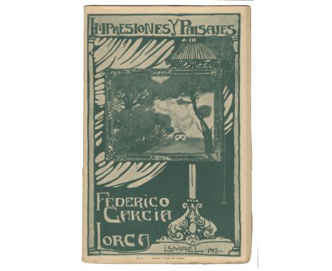 GARCIA LORCA (FEDERICO)Impresiones y Paisajes, FIRST EDITION,  half-title, untrimmed and unopned in publisher's wrappers, the