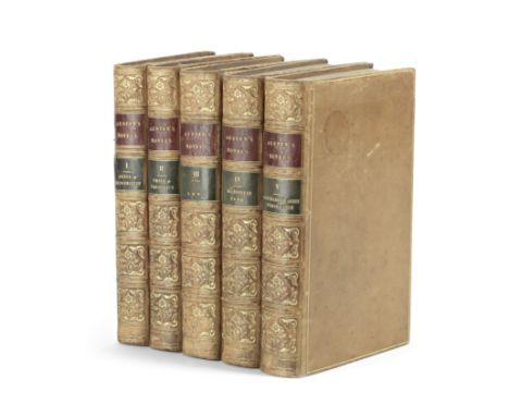 AUSTEN (JANE)Novels, 6 works in 5 vol.,  additional engraved title with vignette and frontispiece in each volume, without hal