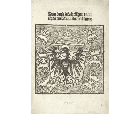 HOLY ROMAN EMPIRE - BINDINGDas Buch des heiligen römischen reichs unnderhalltung, FIRST EDITION,  third variant (see footnote