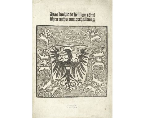 HOLY ROMAN EMPIRE - BINDINGDas Buch des heiligen römischen reichs unnderhalltung, FIRST EDITION,  third variant (see footnote