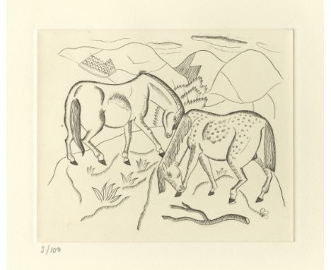 JONES (DAVID)COLERIDGE (SAMUEL TAYLOR) The Rime of the Ancient Mariner, NUMBER 439 OF 460 COPIES,  10 etchings by David Jones