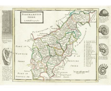 MOLL (HERMAN)A Set of Fifty New and Correct Maps of the Counties of England and Wales, &amp;c. with the Great Roads and Princ