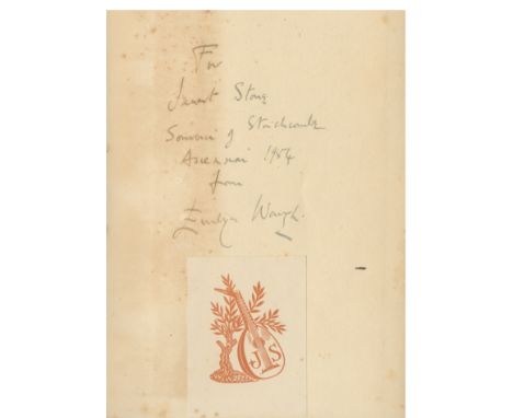 WAUGH (EVELYN)Men at Arms, FIRST EDITION, AUTHOR'S PRESENTATION COPY, inscribed 'For Janet Stone/Souvenir of Stinchcombe/Asce