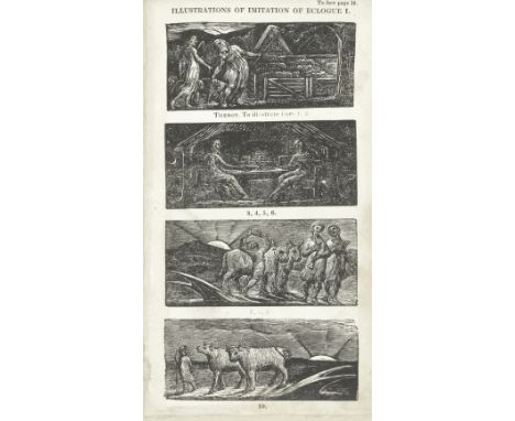 BLAKE (WILLIAM)THORNTON (ROBERT JOHN) The Latin Pastorals of Virgil, Adapted for Schools,  second edition, THE DEDICATION COP