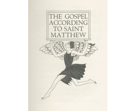 GILL (ERIC)The Four Gospels of the Lord Jesus Christ According to the Authorized Version of King James I, NUMBER 329 OF 500 C