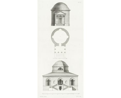 ARCHITECTUREJONES (INIGO) The Designs of Inigo Jones, Consisting of Plans and Elevations for Publick and Private Buildings, 2