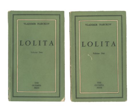 NABOKOV (VLADIMIR)Lolita, 2 vol., FIRST EDITION, FIRST ISSUE priced 'Francs: 900' on lower wrappers,  half-titles, without bl