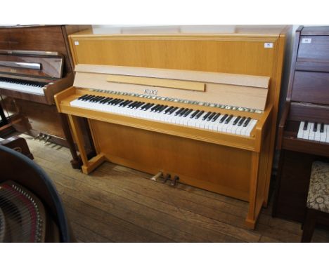 Fazer Festivo (c1986)
An upright piano in a light wood case.