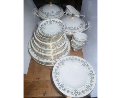 Forty five piece Minton 'Adam' part dinner and tea service