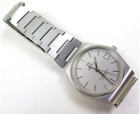 Zenith stainless steel Espada quartz wristwatch on an Accurist stainless steel bracelet