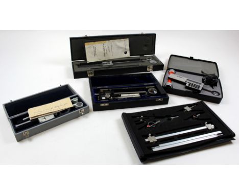 Five planimeters, makes comprise Haff 315, Allbrit, Reiss Precision, Tamaya Digital Planix 7 & Harling, last listed planimete