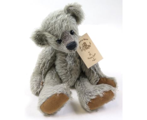 Old Bexley Bears by Rosita Lynn "Tickle" teddy bear, limited edition one of four, light green mohair with moveable limbs and 