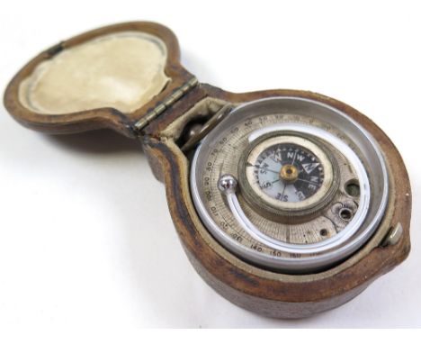 Combined compass, thermometer and barometer by E. Coe & Son (in need of some repair), inscribed to edge 'Nicholas Everitt, Ou