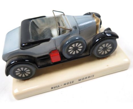 Carltonware hand painted model of a Bull-Nose Morris car, length 14cm approx.