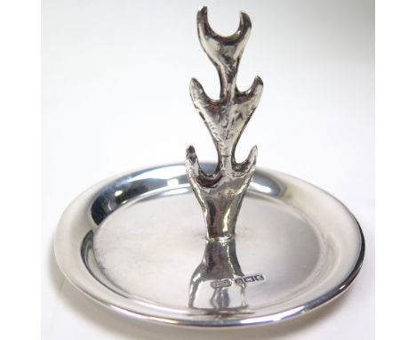 Silver Ring Tree H/M Sheffield 1922 weight approx 2 oz