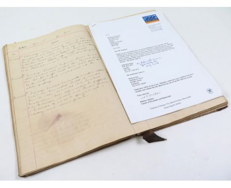 Manuscript journal by Midshipman E. S. Carey, of his time aboard Warship H.M.S. Gannet, and then later H.M.S. Tyne, H.M.S. Ta