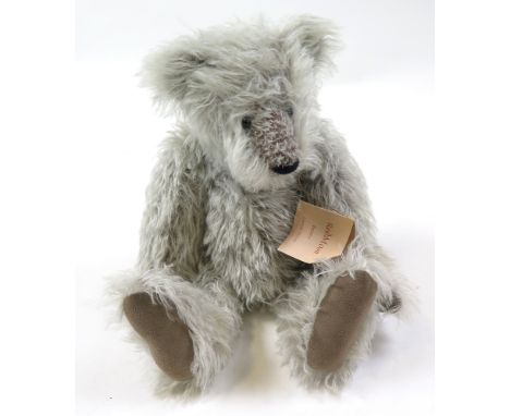 Teddy Bear, Limited Edition "Solomon" Teddy bear, made by Redmoor bears, this being no 15 of 50. light green mohair with move