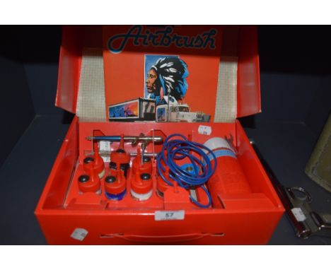 A model makers or similar artist Airbrush set by Revell