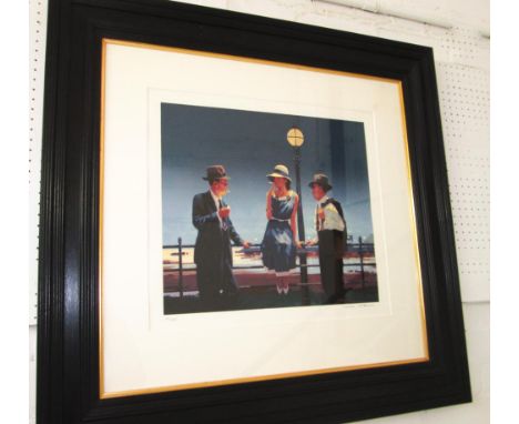 JACK VETTRIANO (British, b.1951) 'Game of Life', silkscreen lithograph, 50cm x 45cm, signed and certificated.(Please Note Cla