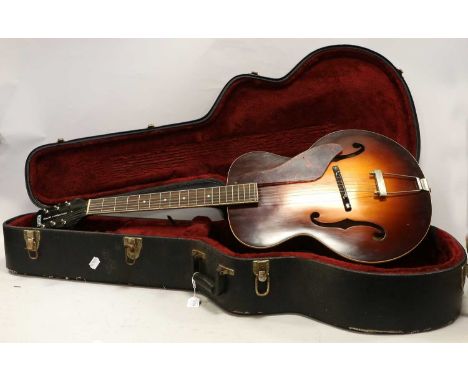 Gretsch New Yorker Archtop Acoustic Guitar Model G9550, serial no. CAXR149016 Handcrafted in China , sunburst finish, in hard