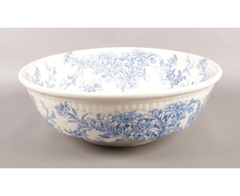 A large ceramic wash bowl. Marked 'K &amp; G Grange'  