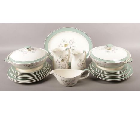 A quantity of Midwinter StyleCraft dinnerwares in the Mayfield design.  