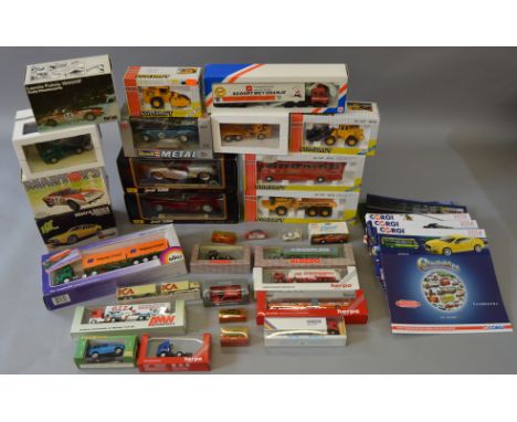 31 x assorted diecast models, includes: Joal Compact; Herpa 1:87 scale; Maisto 1:12 scale. All boxed, G-E. Together with 15 x