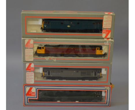 OO Gauge. 4 x Lima locomotives, various liveries. Class 31  31568, 31111, Class 52 "Western Pioneer" & Class 47 97561. All G/