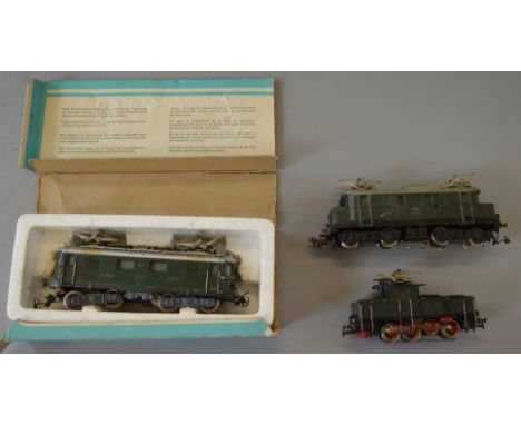 H0 Scale Marklin 3 x pantograph locomotives. Overall F some surface rust.