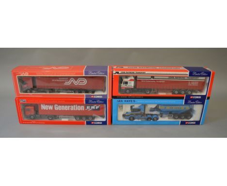 Four Corgi 1:50 scale diecast model lorries and tankers: CC12801; 75807; CC12701; 75603. Boxed, overall appear E. (4)