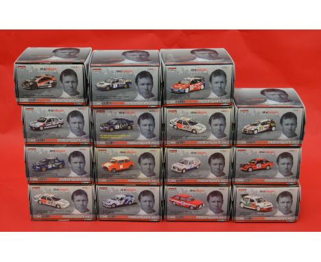 15 x Corgi The Tribute Collection Colin McRae Motorsport 1:43 scale diecast models. Boxed and overall appear E.