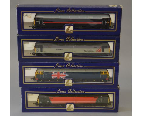 OO Gauge. Lima. 4 x Class 47 diesel locomotives, various liveries. 47710, 47376, 47163 & 47844. All VG boxed.