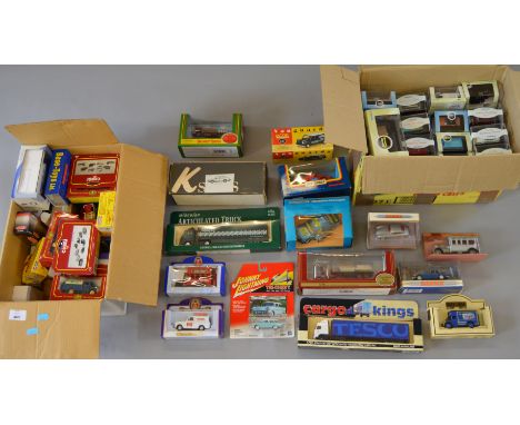 70 x assorted diecast models, includes: Oxford Diecast and other 1:76 scale models; EFE; Matchbox; Vanguards; etc. All boxed,