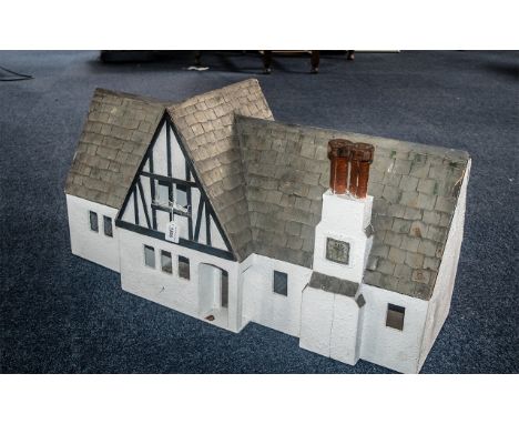 A Lines/Triang Dolls House, beautiful traditional house from The Mayflower series, opens at rear for access, comes with a lar