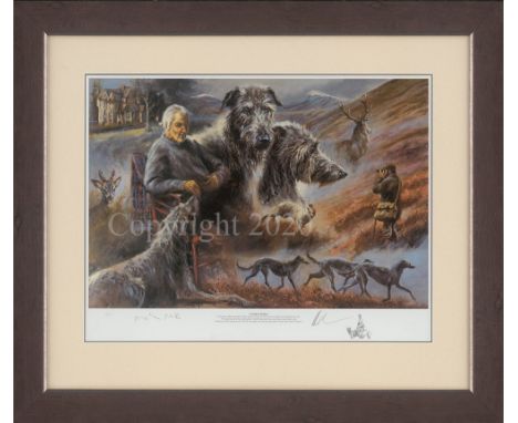 Mick Cawston Signed Limited Edition Print Number 1 of 500, one of only 50 copies that was also countersigned by Anastasia Nob